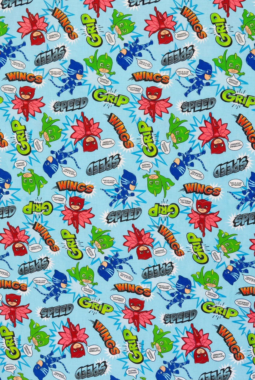 Microfibre Sheeting Fabric-PJ Mask