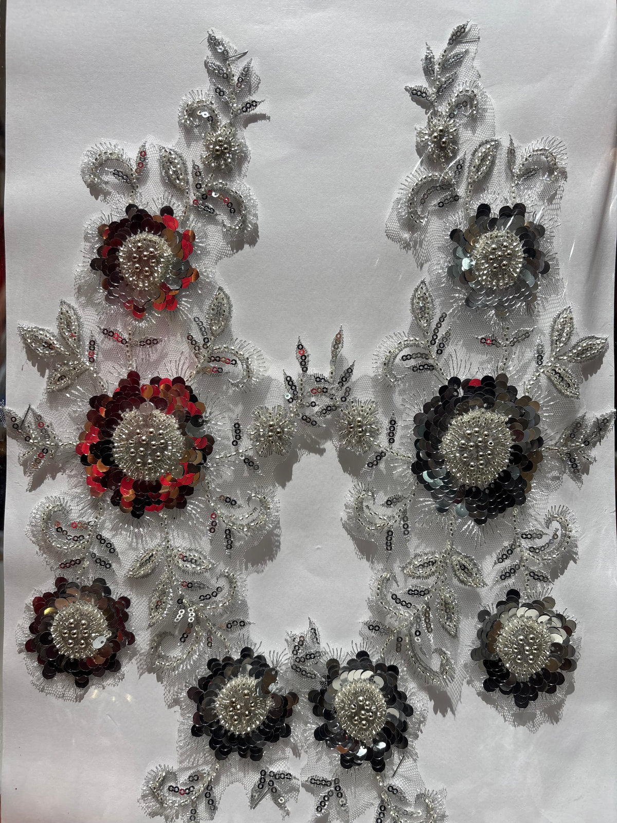 Bloom Beaded Lace Motif