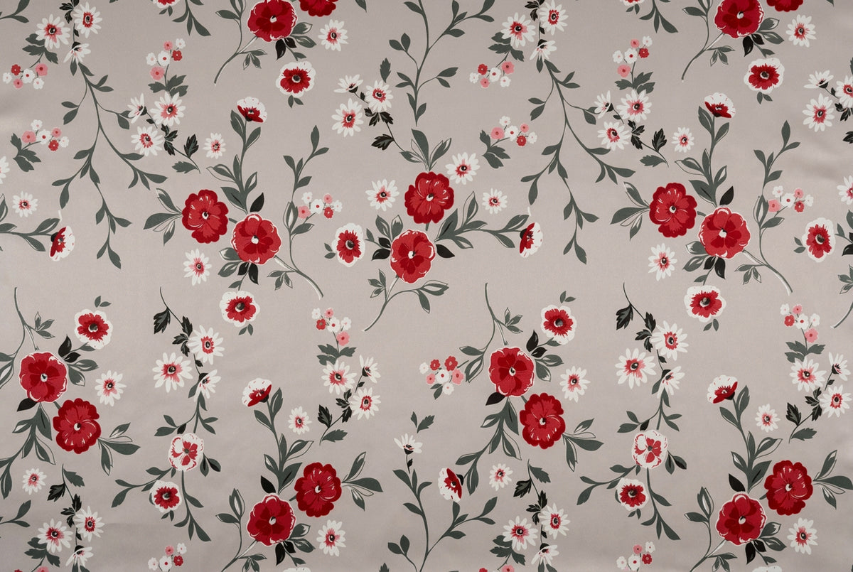 PVC Tabling-Grey Floral