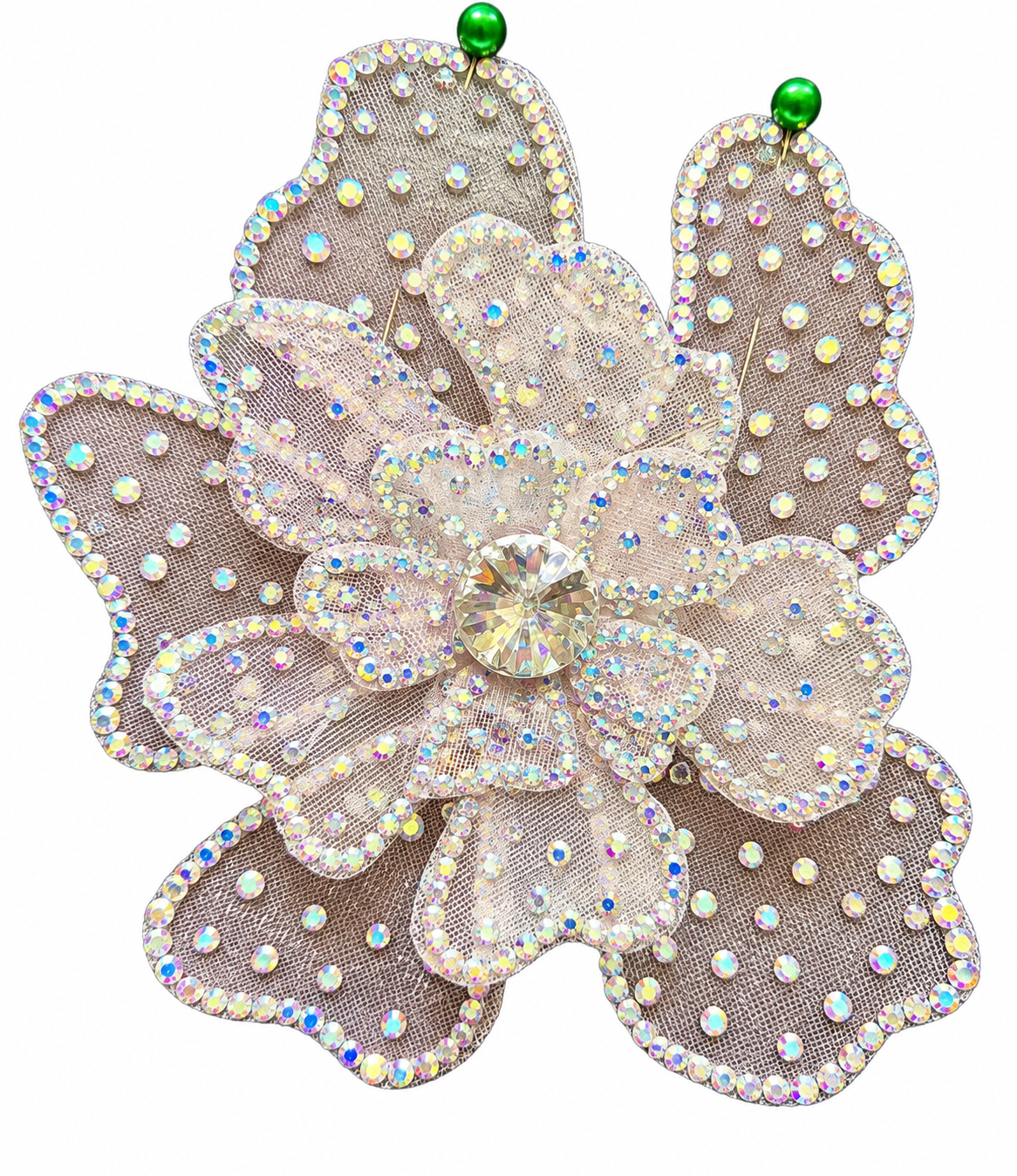Flower Motif - Grey