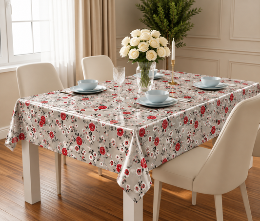 PVC Tabling-Grey Floral