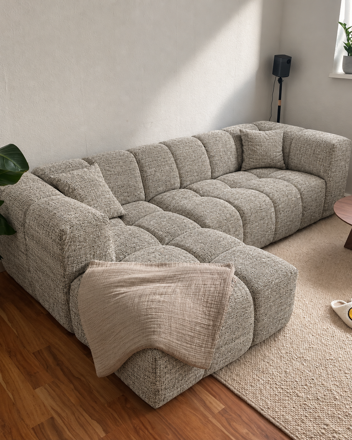 Premium Upholstery Fabric - Grey (Per Meter)