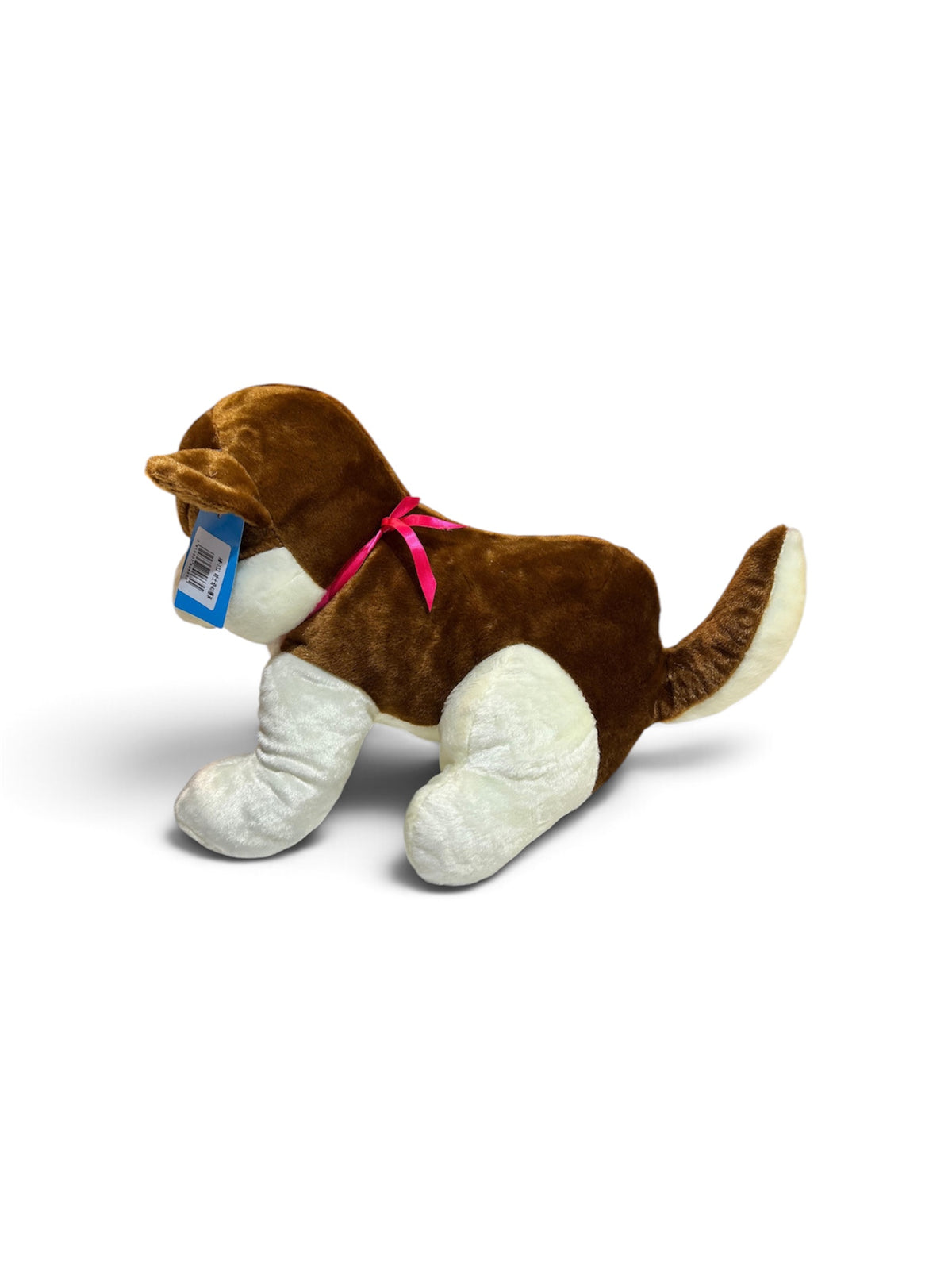 Brown And White Dog Plush Toy