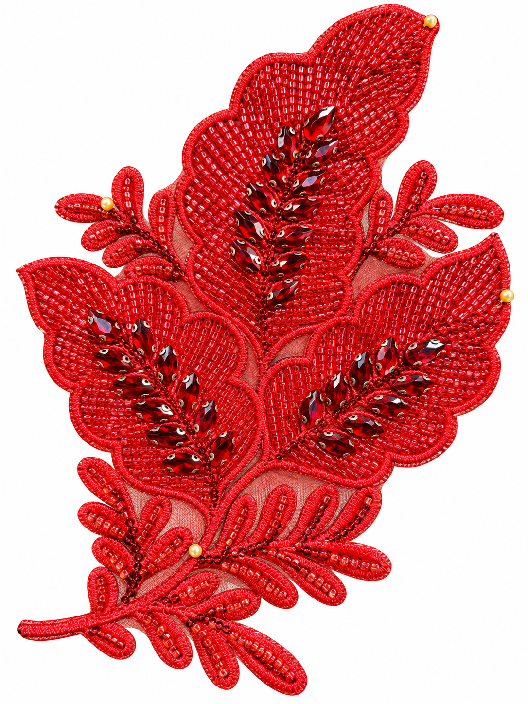 Floral Motif - Red