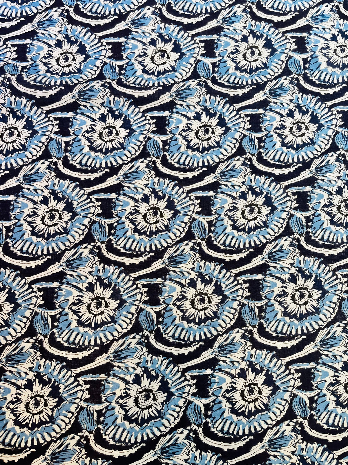 Batik Printed-Navy Floral