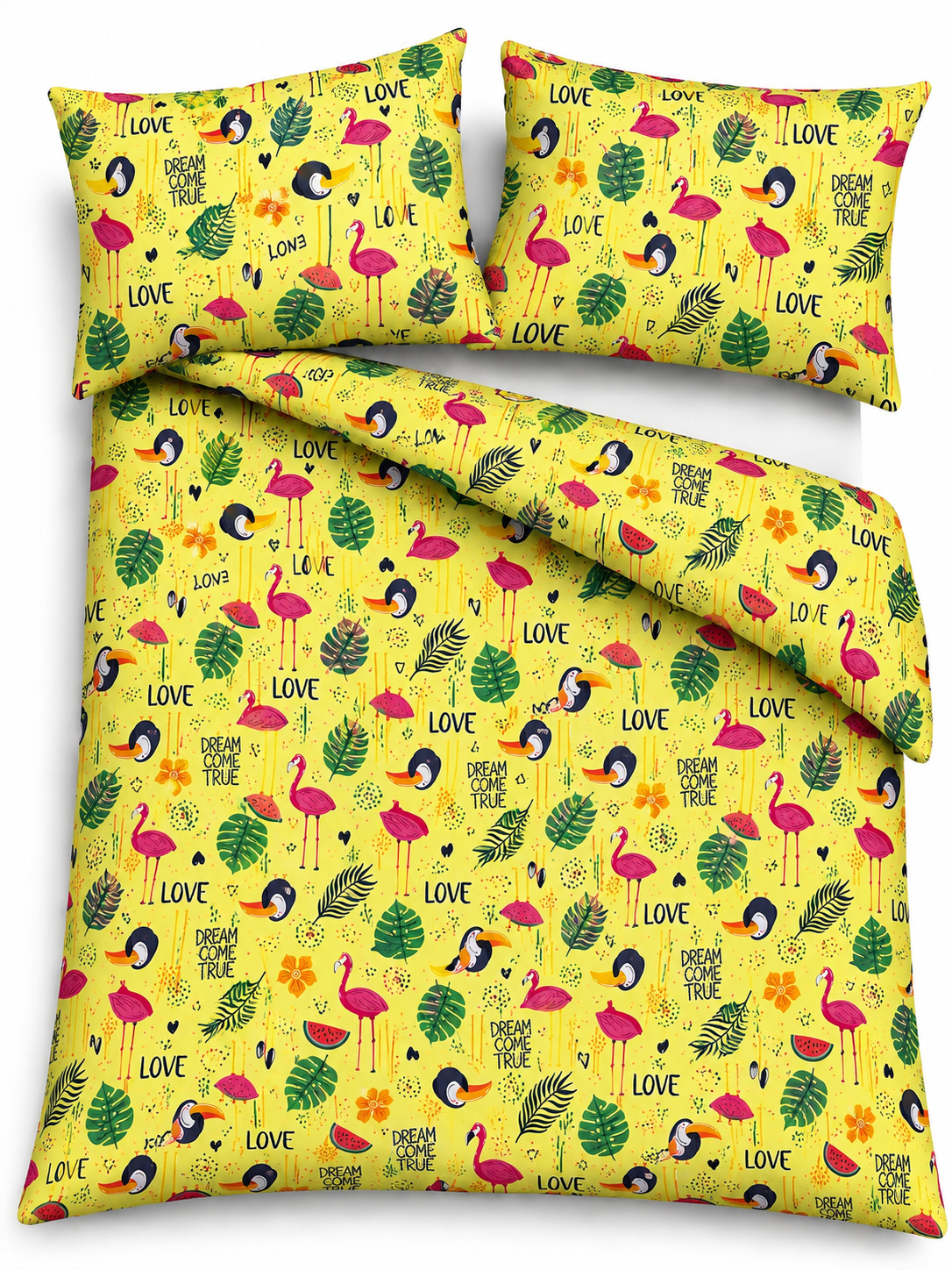 Duvet Cover Set-Tropic-Double