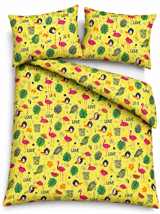 Duvet Cover Set-Tropic-Double