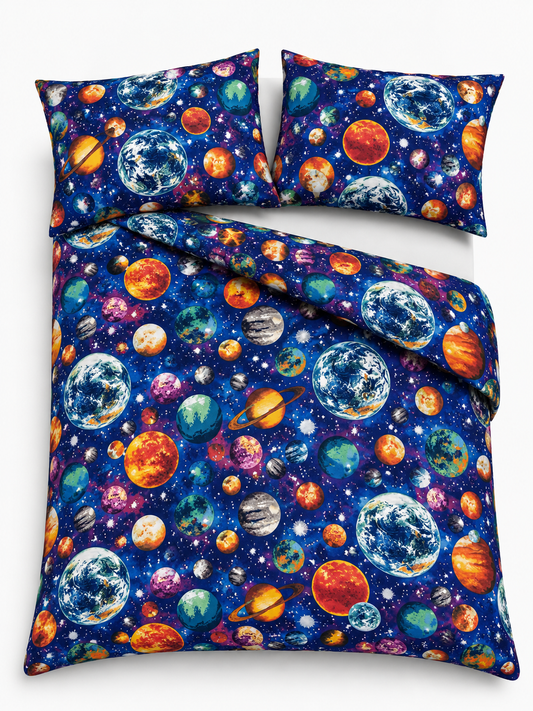 Duvet Cover Set-Space-Double