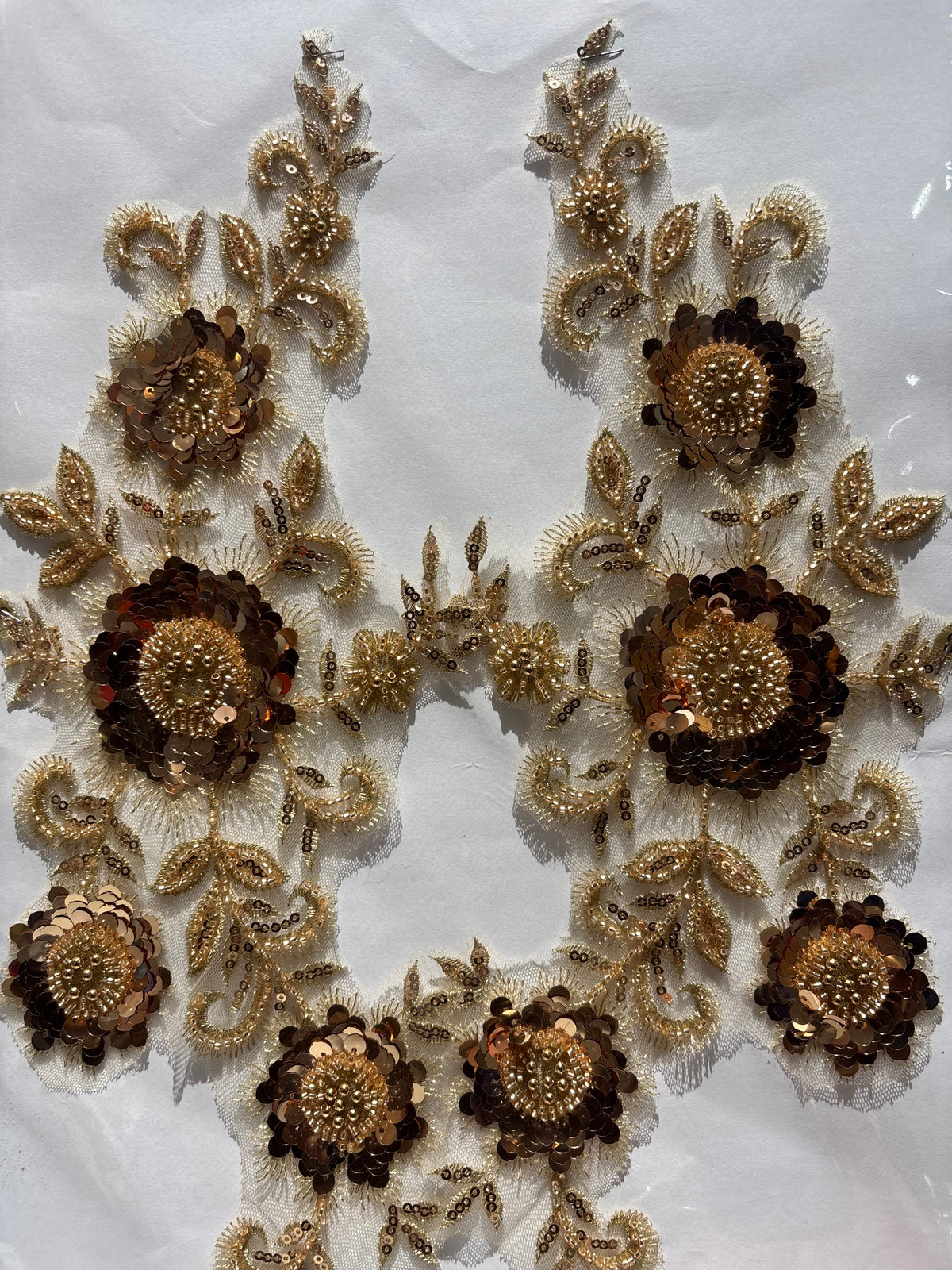 Bloom Beaded Lace Motif