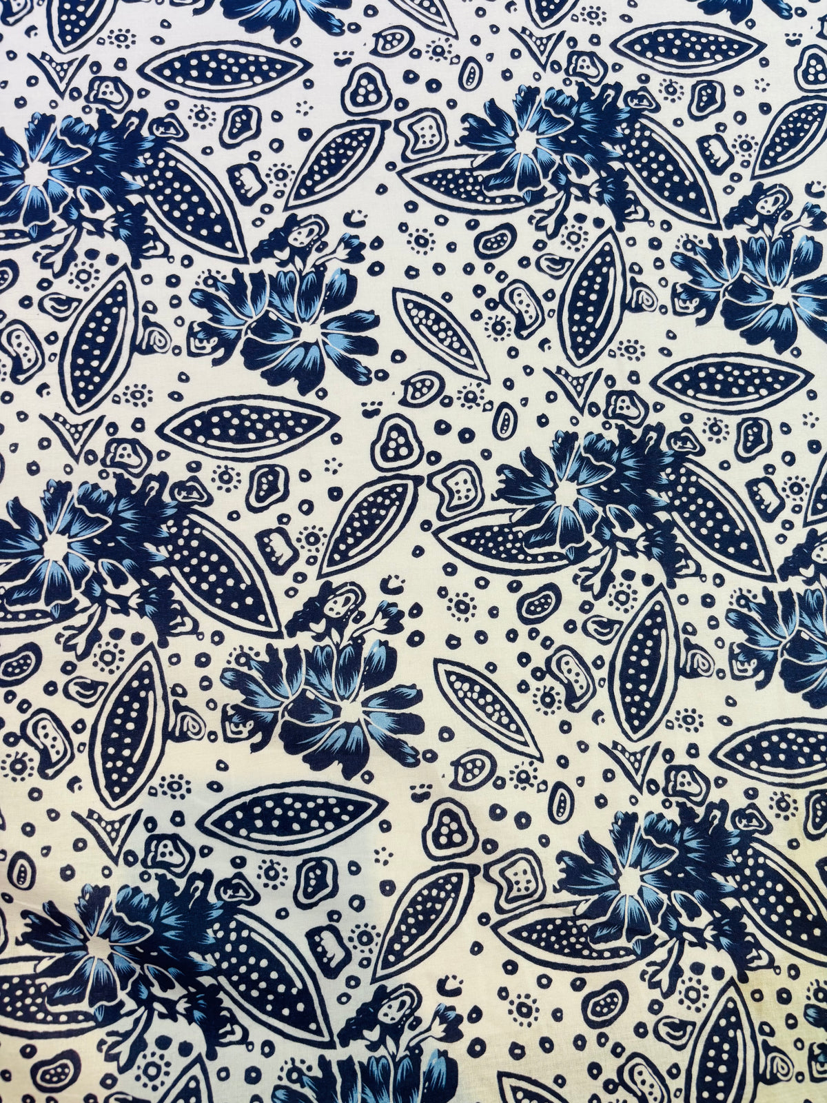 Batik Printed-W/B Floral