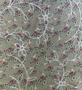 Floral Embroidered-Green