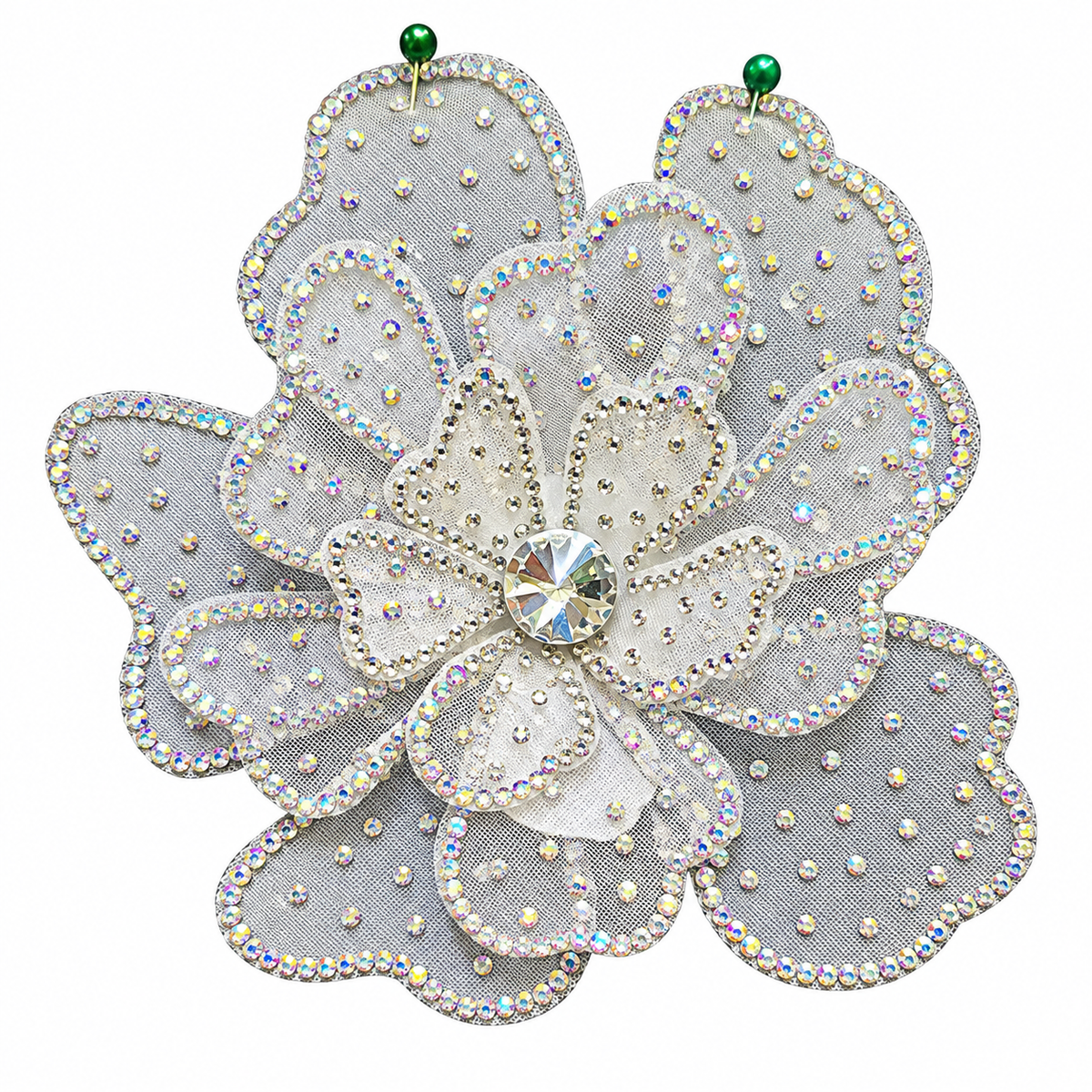 Flower Motif - White