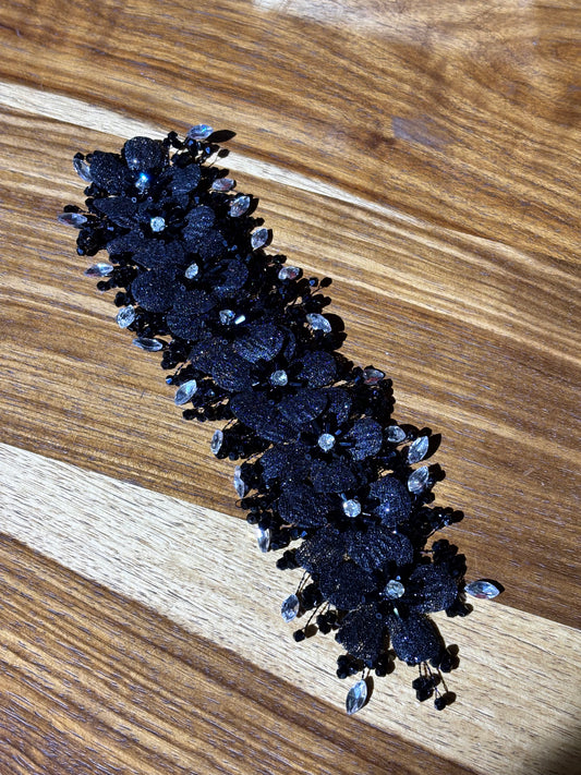 Blossom Vine - Handcrafted-Black