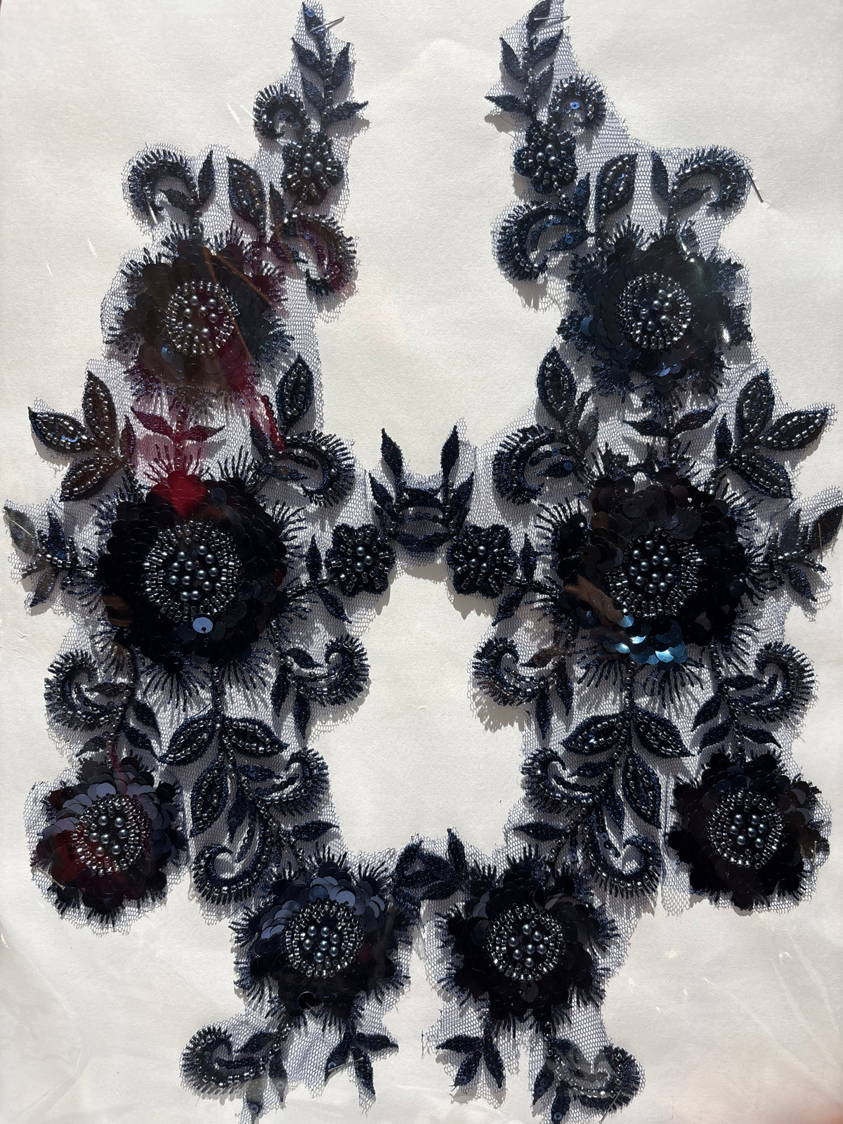 Bloom Beaded Lace Motif