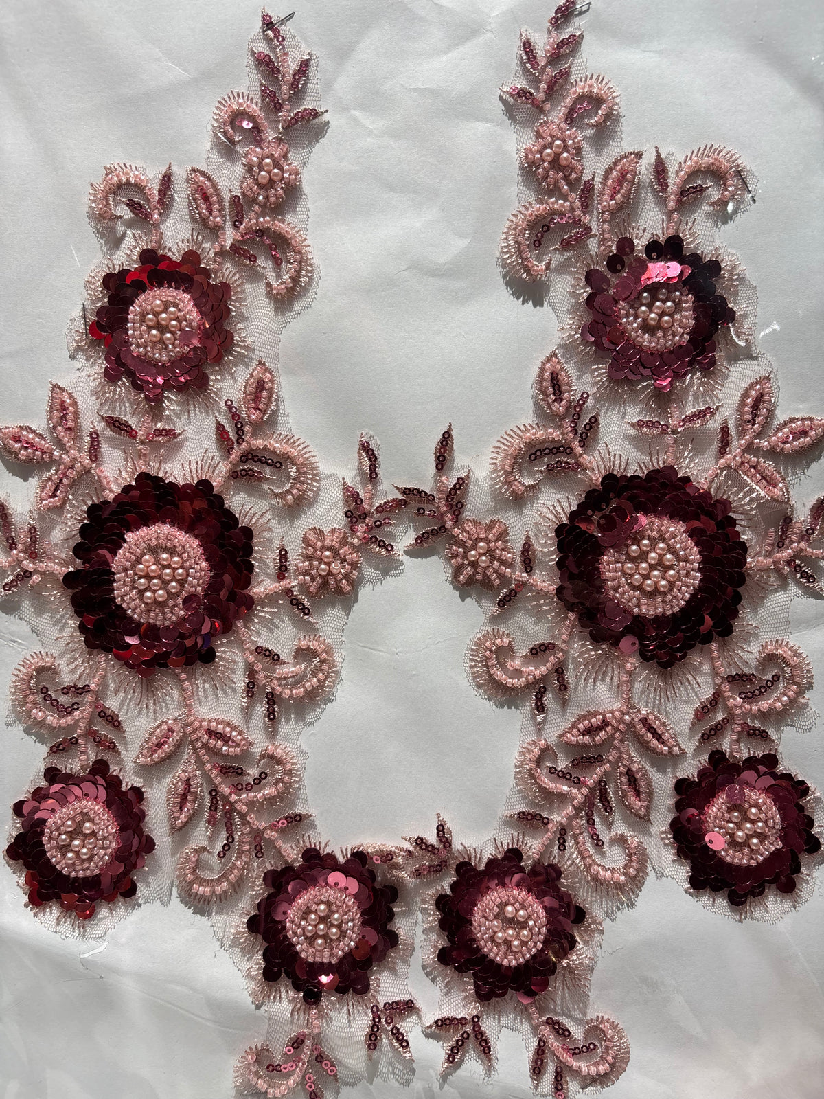 Bloom Beaded Lace Motif