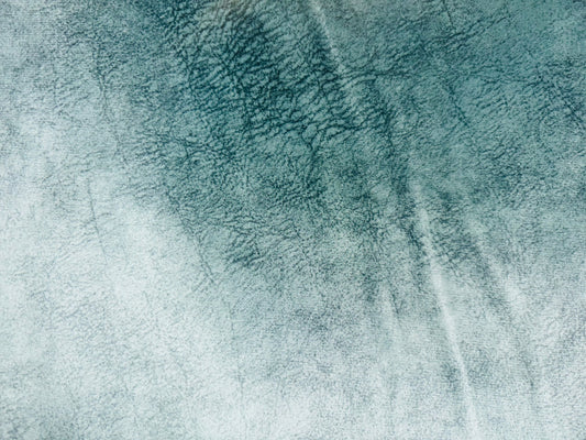 Suede Upholstery Fabric - Teal (Per Meter)