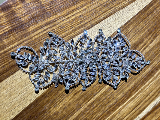 Floral Leaf Motif-Handcrafted- Silver