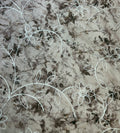 Floral Embroidered-Sand