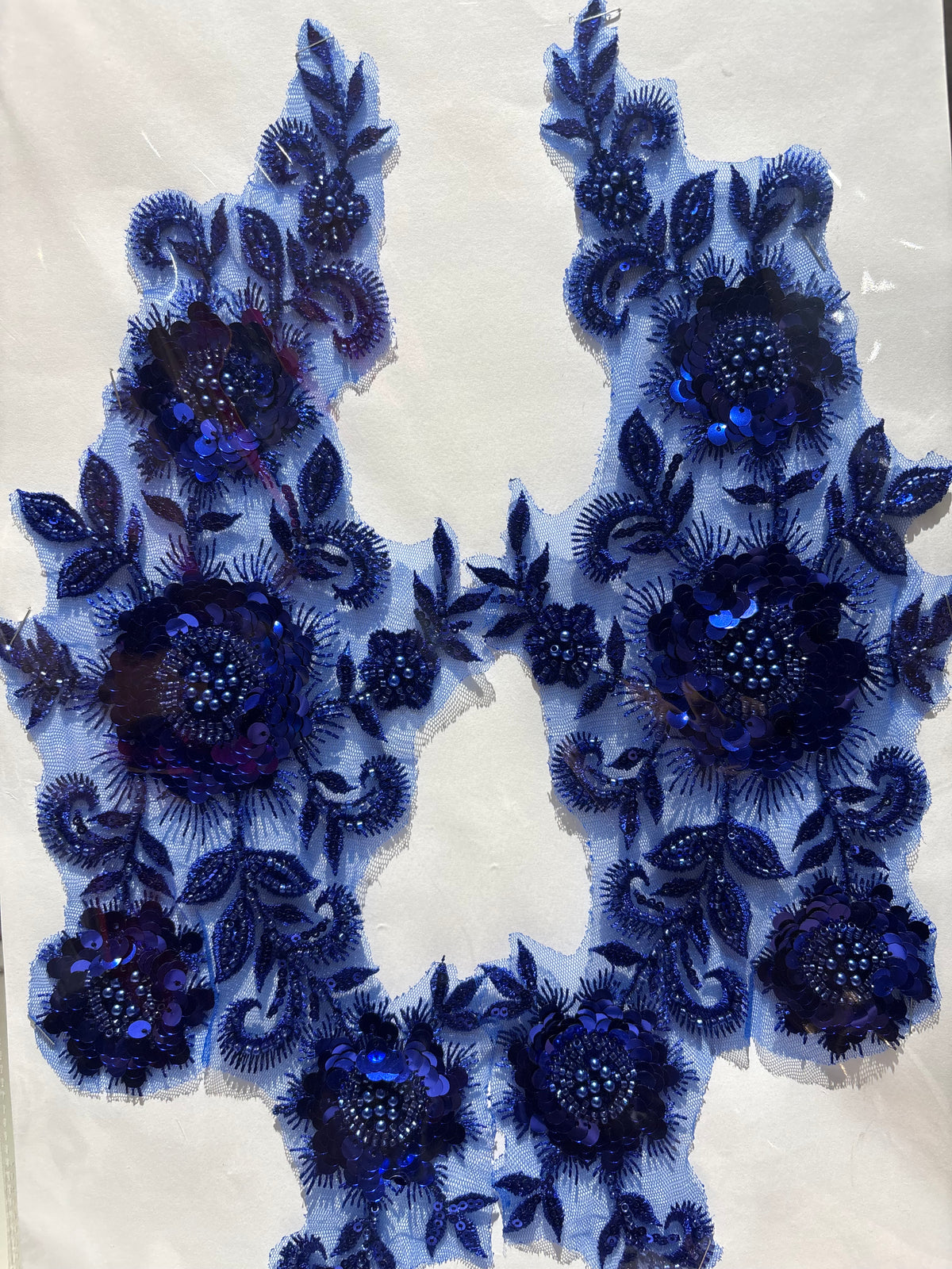 Bloom Beaded Lace Motif