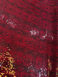 Snake skin sequins