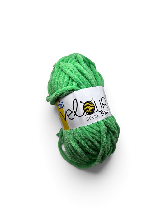 Elle Velour Solid (Green)