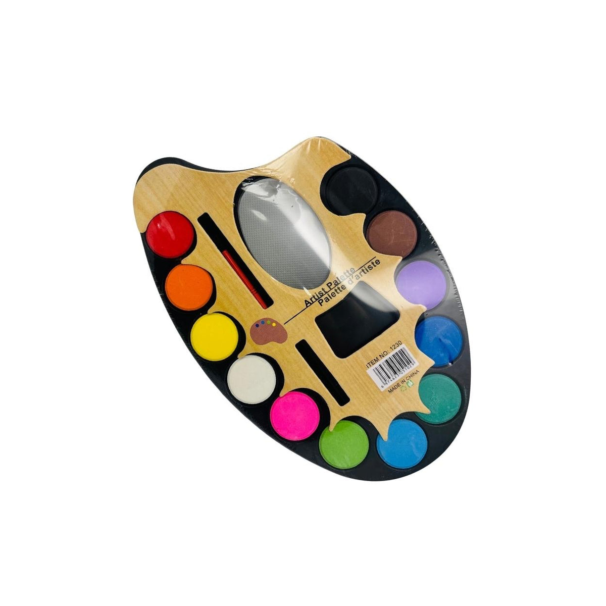 Water Paint Palette With Brush