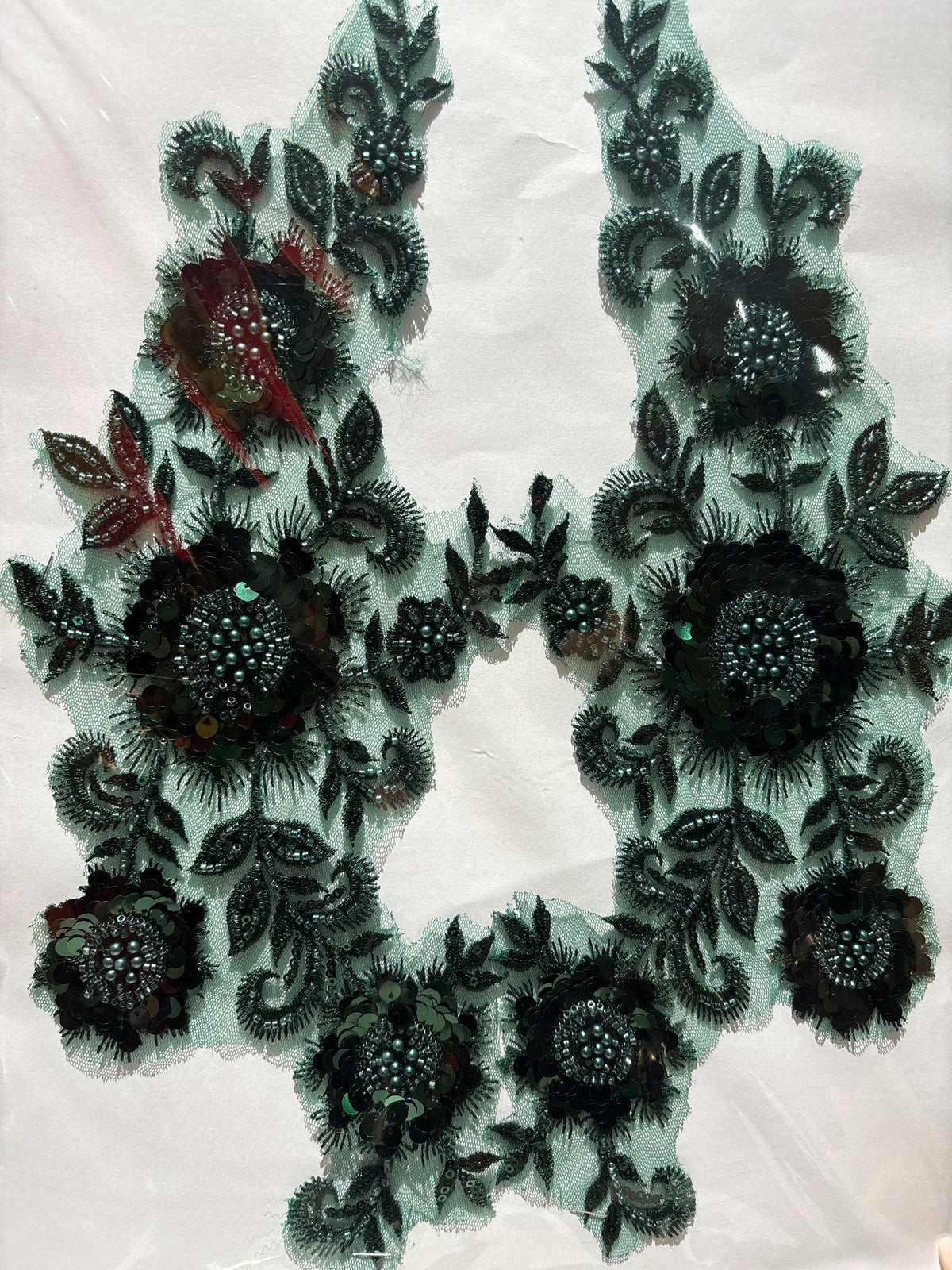 Bloom Beaded Lace Motif