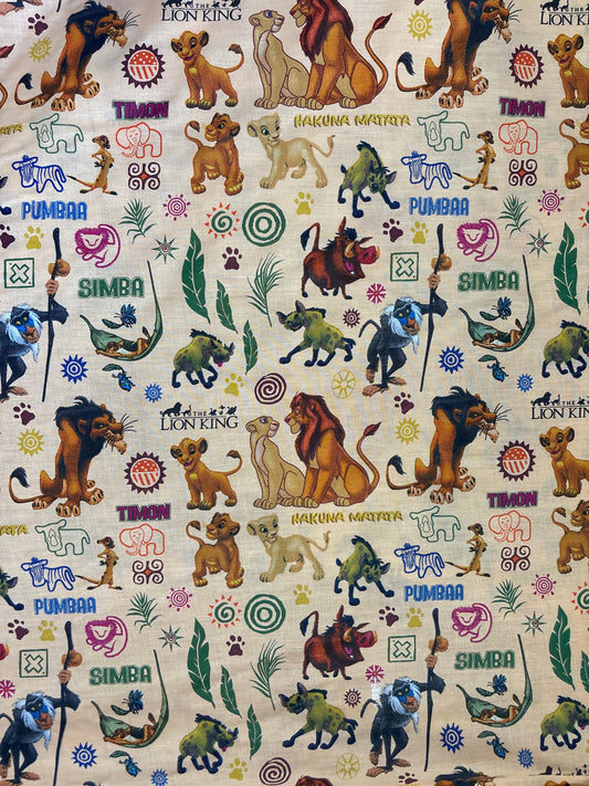 Microfibre Sheeting Fabric-Lion King