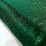 Jacquard Satin-Leopard Print
