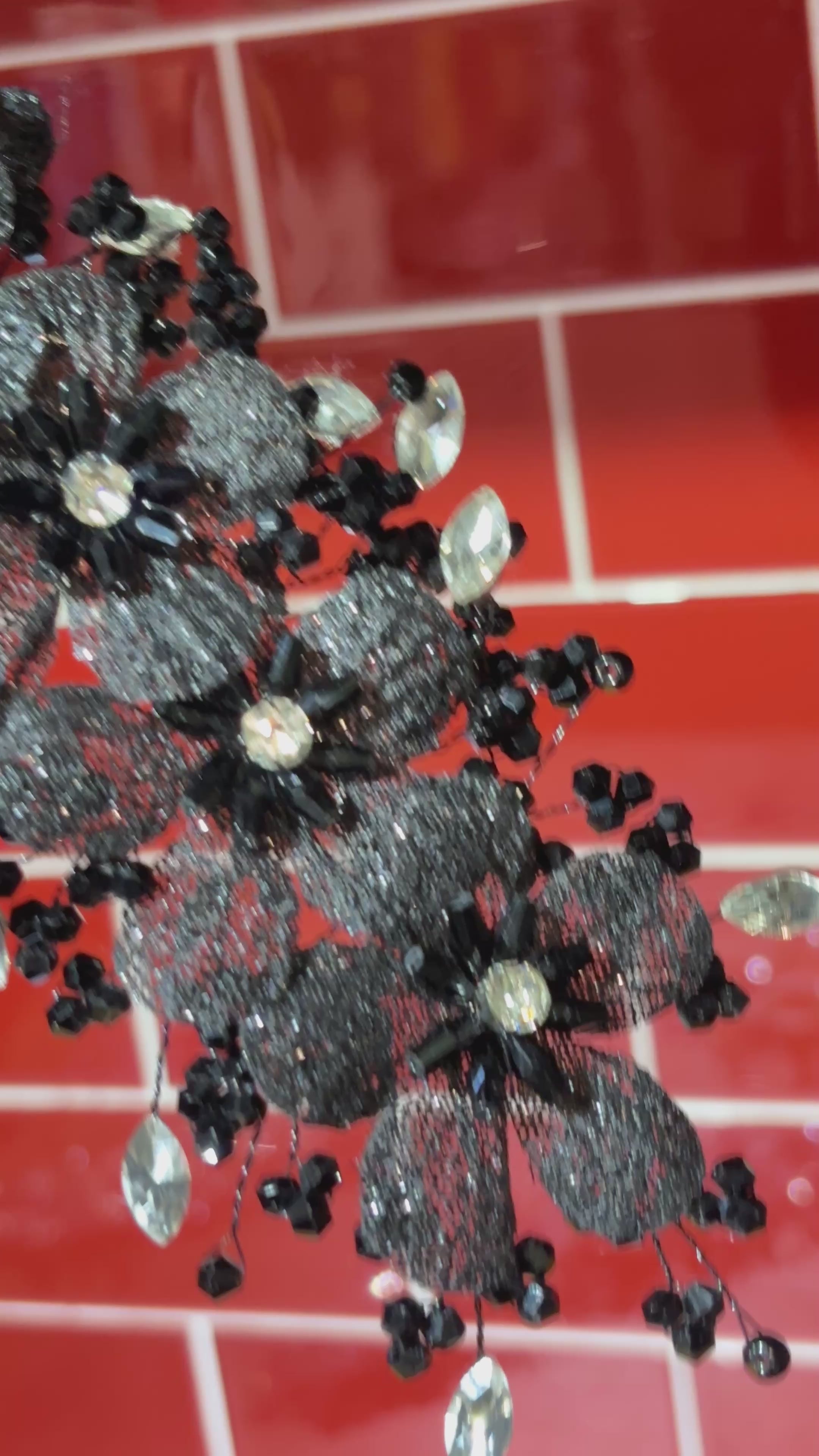 Blossom Vine - Handcrafted-Black