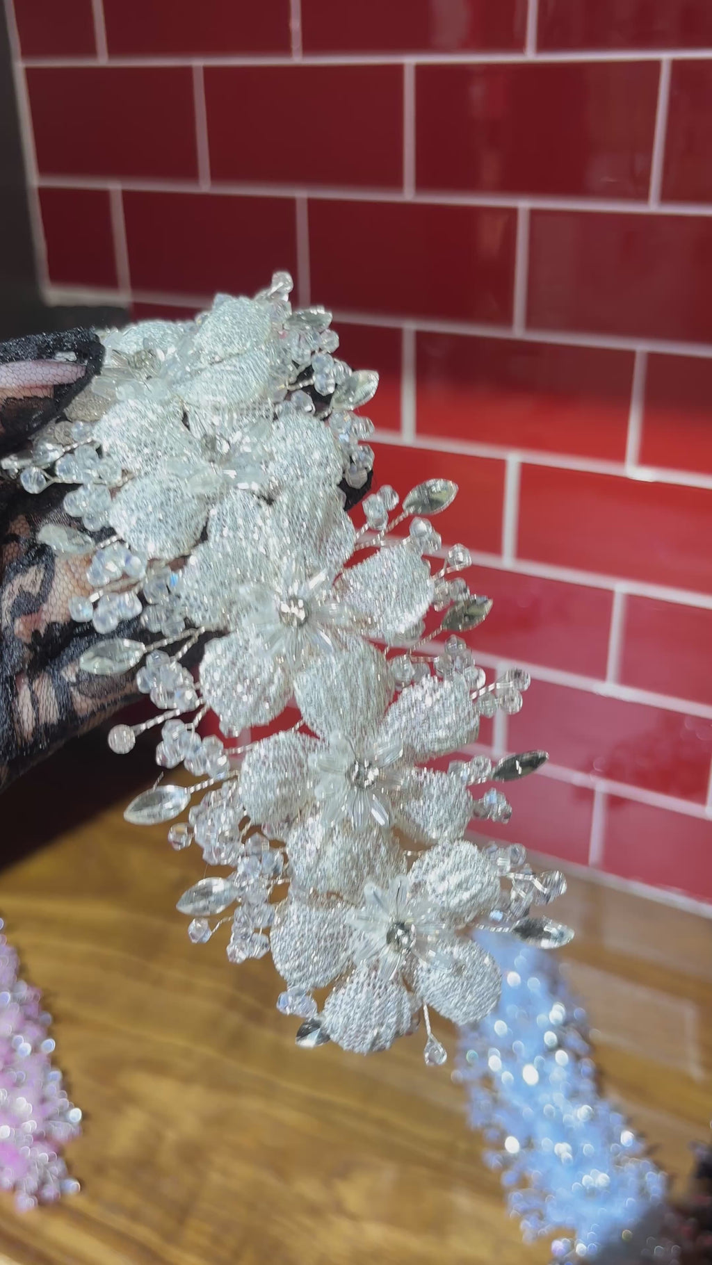 Blossom Vine Motif-Handcrafted-Silver